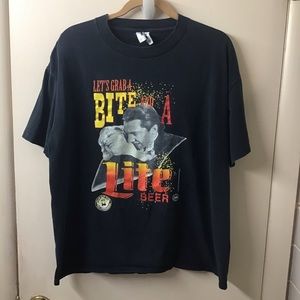 Vintage Rare Dracula horror t-shirt, Miller Lite